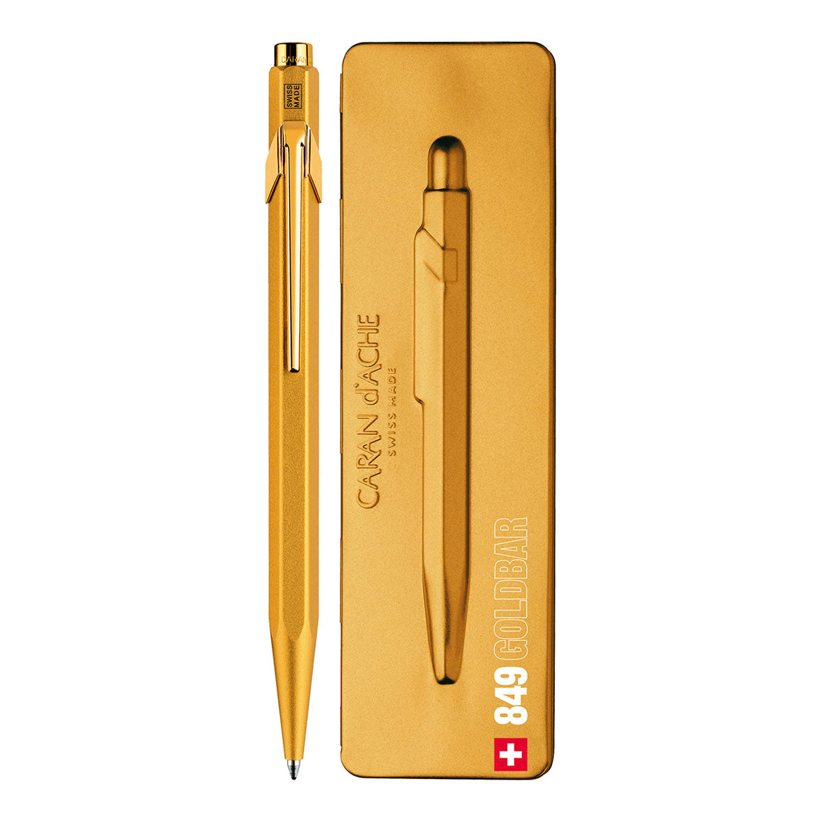 Caran d'Ache 849 Goldbar Ballpoint Pen - image 2