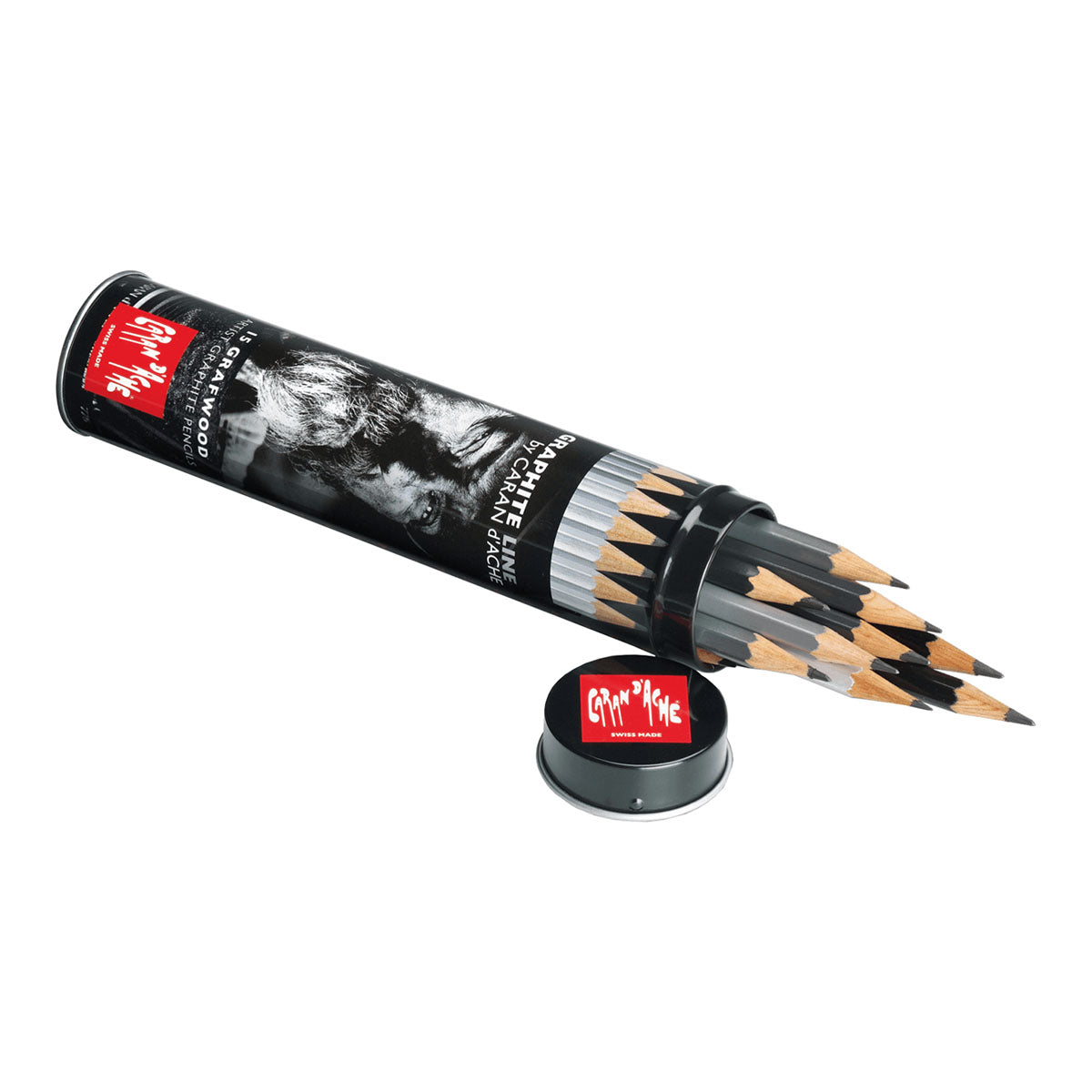 Caran d'Ache Grafwood Pencils 4H-9B 15 Set - image 2
