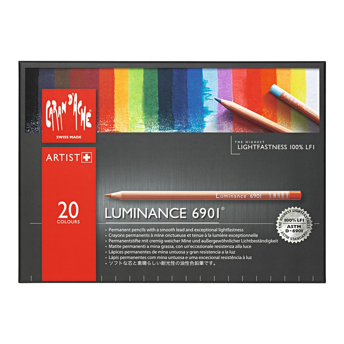 Caran d'Ache Luminance 6901 Coloured Pencils 20 Set - image 1