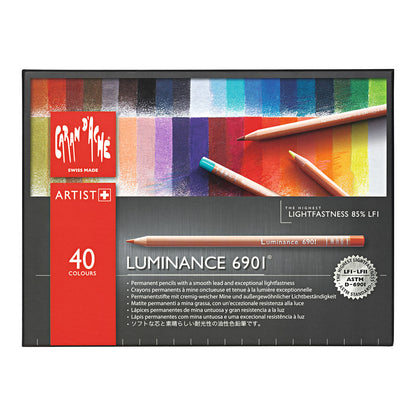 Caran d'Ache Luminance 6901 Coloured Pencils 40 Set - image 1
