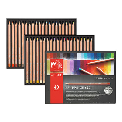 Caran d'Ache Luminance 6901 Coloured Pencils 40 Set - image 2