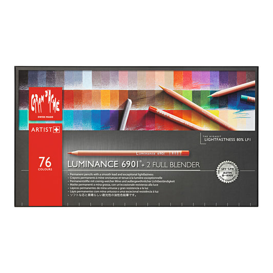 Caran d'Ache Luminance 6901 Coloured Pencils 76 Set - image 1