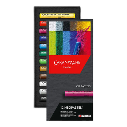 Caran d'Ache Neopastel Oil Pastel Crayons 12 set