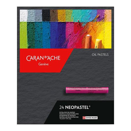Caran d'Ache Neopastel Oil Pastel Crayons 24 set