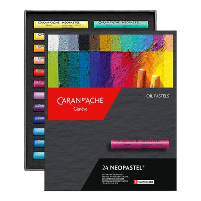Caran d'Ache Neopastel Oil Pastel Crayons 24 set