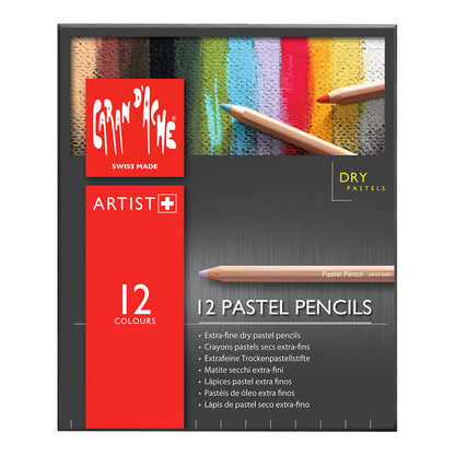 Caran d'Ache Pastel Coloured Pencils 12 Set - image 1