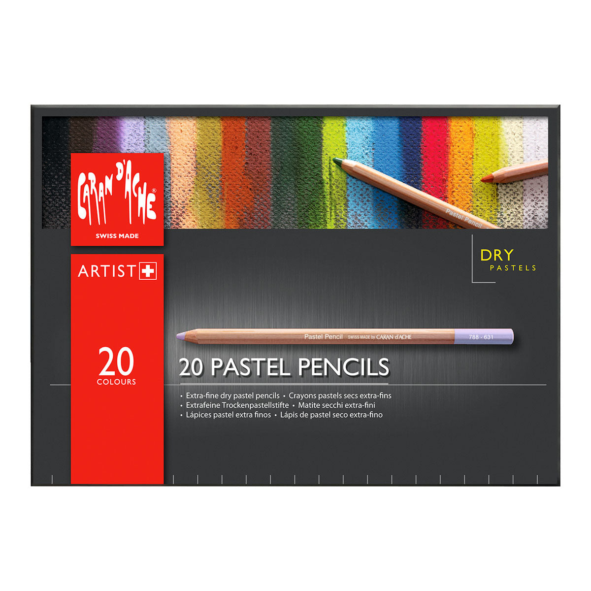 Caran d'Ache Pastel Coloured Pencils 20 Set - image 1