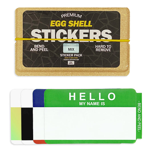 Egg Shell Stickers Hello Mix 80 pcs - image 1