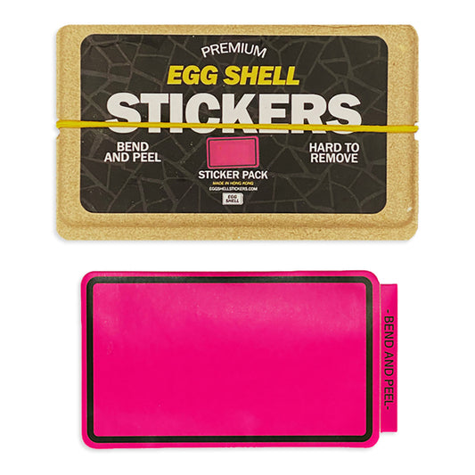 Egg Shell Stickers Pink Line Border 80 pcs - image 1