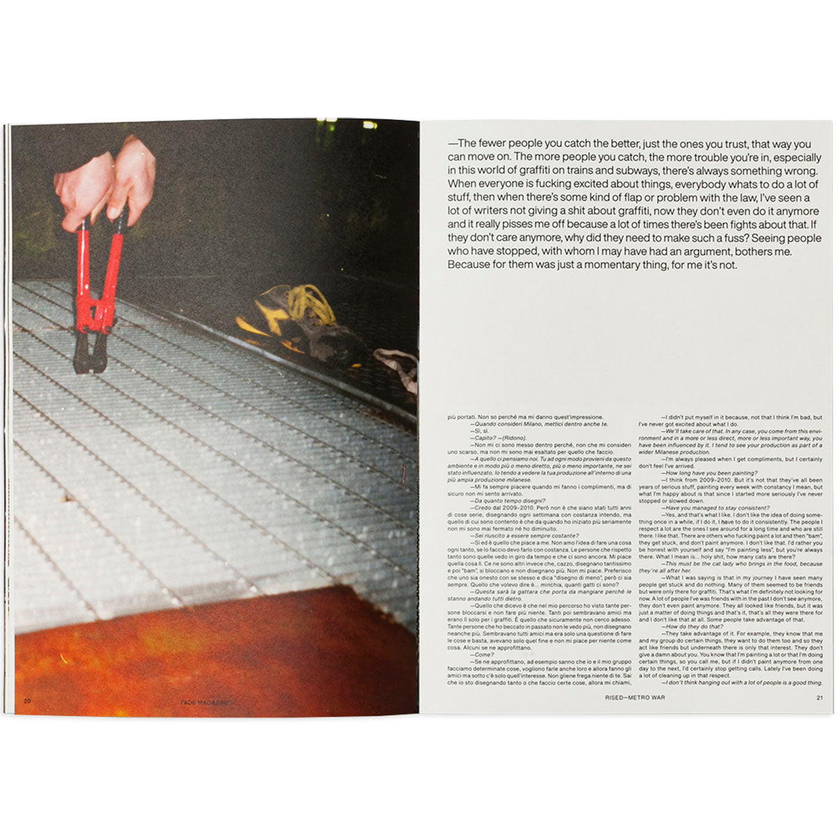 Fade Magazine 01 Rised - Metro War - image 3