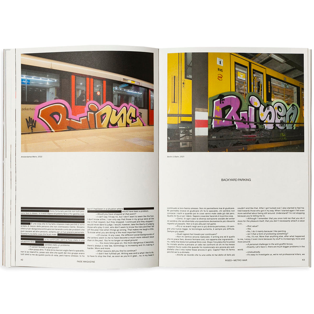 Fade Magazine 01 Rised - Metro War - image 4