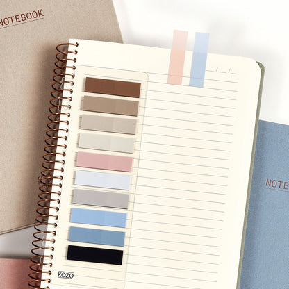 Kozo Index Tabs 12x44 mm 10 Colors Beach - image 3