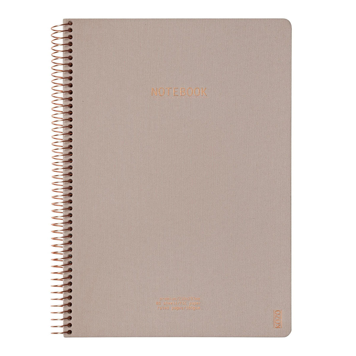 Kozo Premium A4 Notebook Ruled 160 Pages - image 10