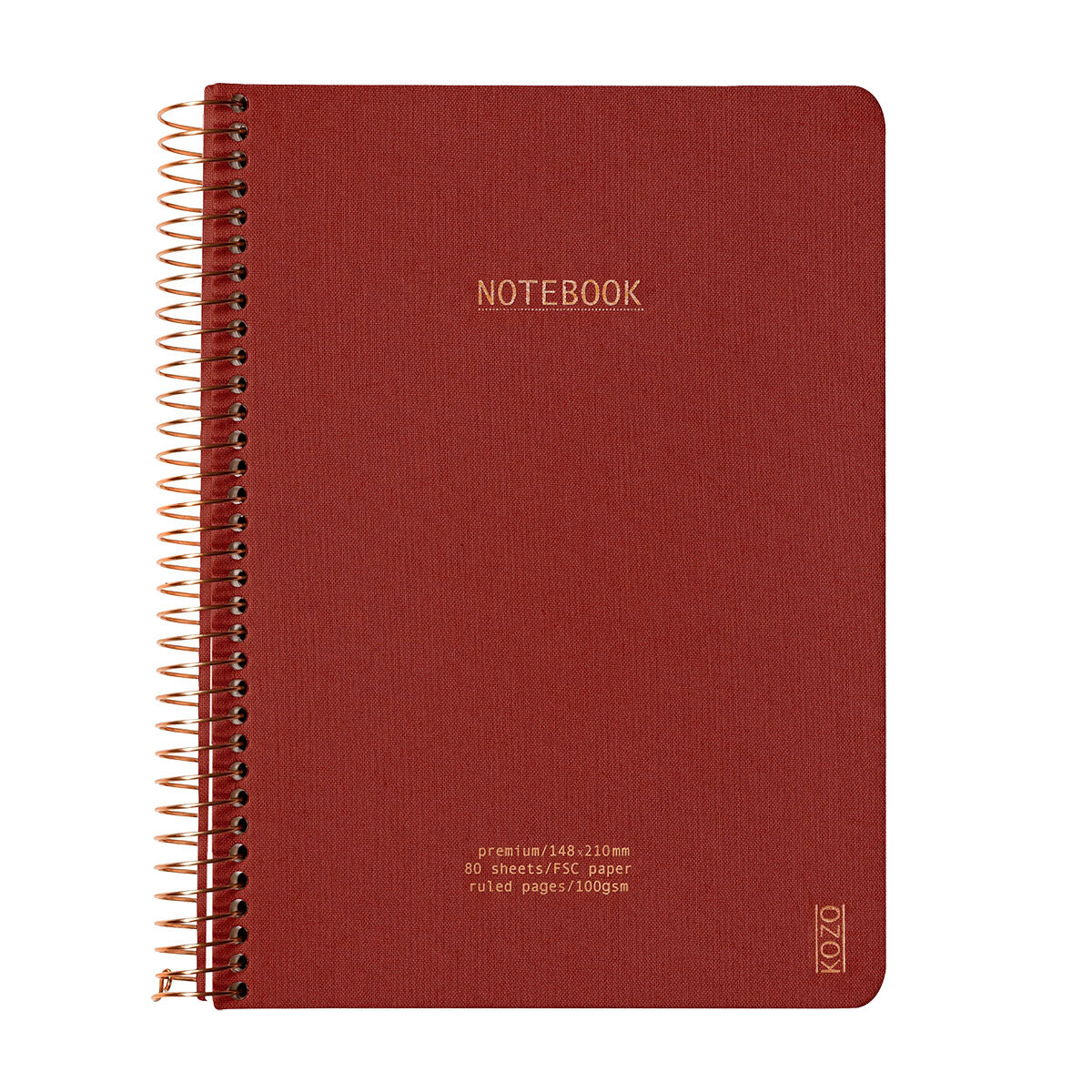 Kozo Premium A5 Notebook Ruled 160 Pages - image 8