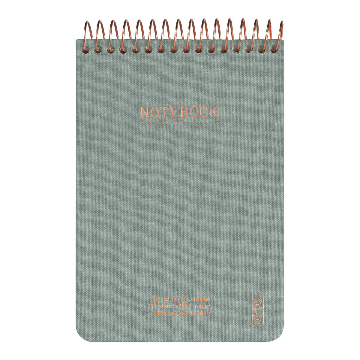 Kozo Premium A6 Notebook Ruled 160 Pages - image 11