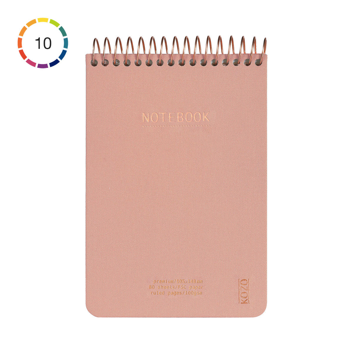 Kozo Premium A6 Notebook Ruled 160 Pages - image 1