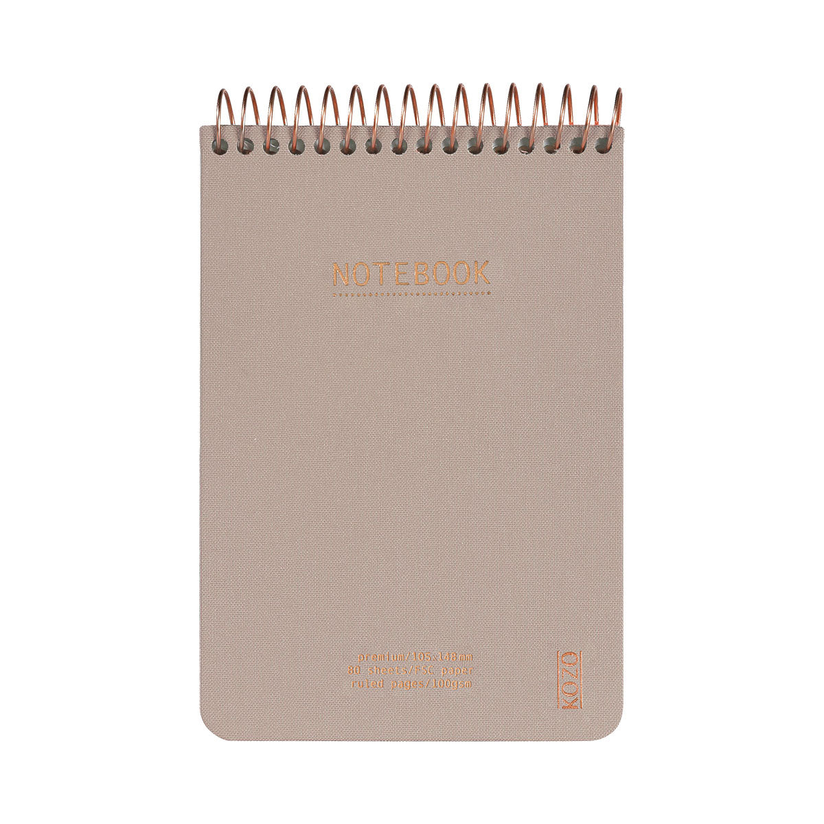 Kozo Premium A6 Notebook Ruled 160 Pages - image 5