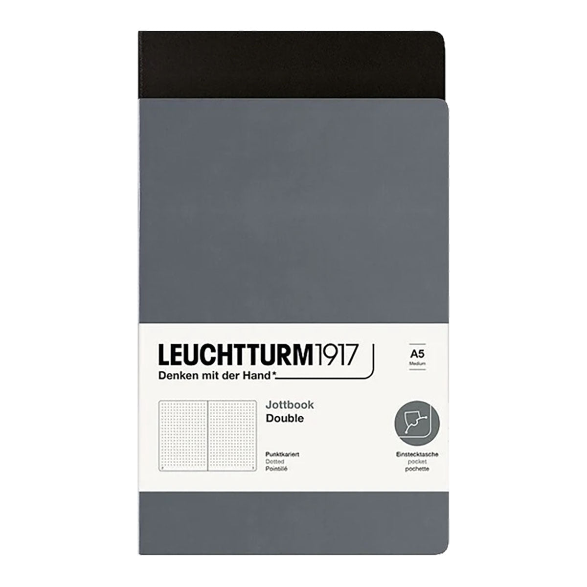 Leuchtturm1917 Jottbook A5 Pack of 2, Dotted - image 3