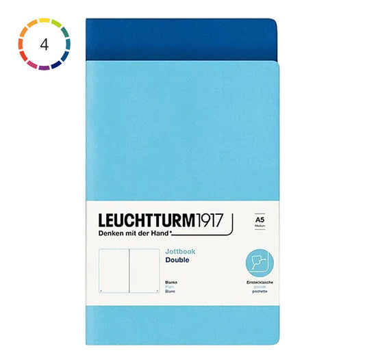 Leuchtturm1917 Jottbook A5 Pack of 2, Plain - image 1