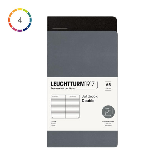 Leuchtturm1917 Jottbook A6 Pack of 2, Ruled - image 1