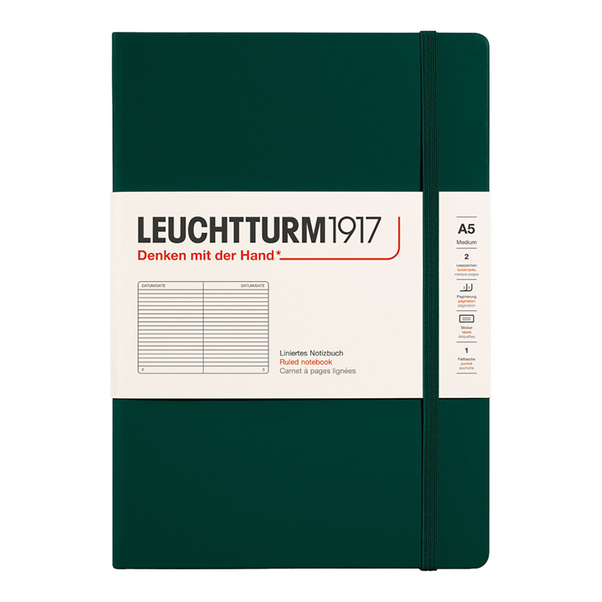 Leuchtturm1917 Notebook A5 Hard Cover, Ruled - image 34