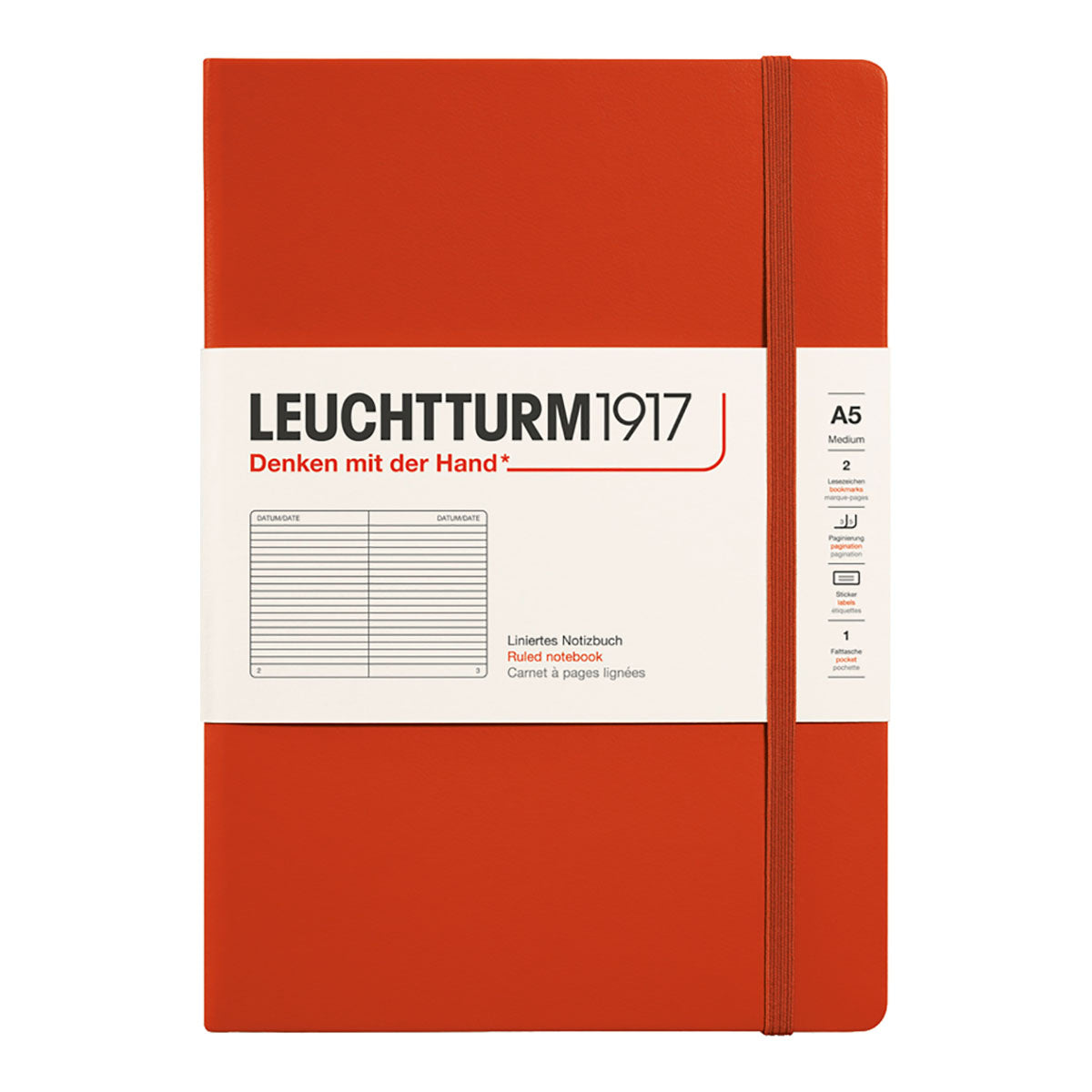 Leuchtturm1917 Notebook A5 Hard Cover, Ruled - image 13