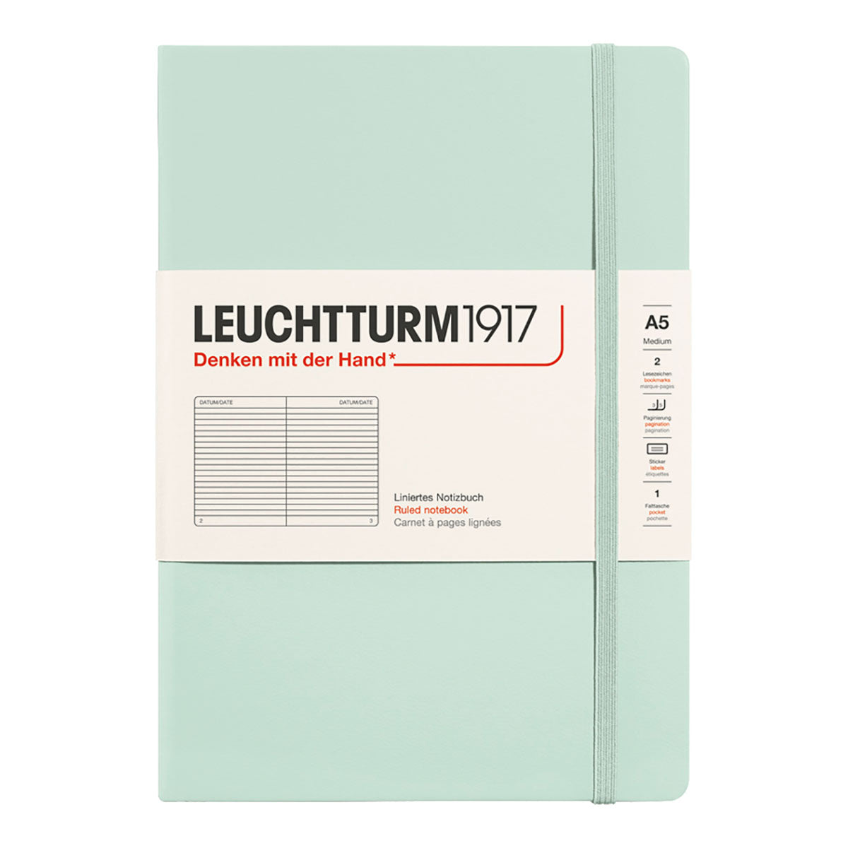 Leuchtturm1917 Notebook A5 Hard Cover, Ruled - image 28