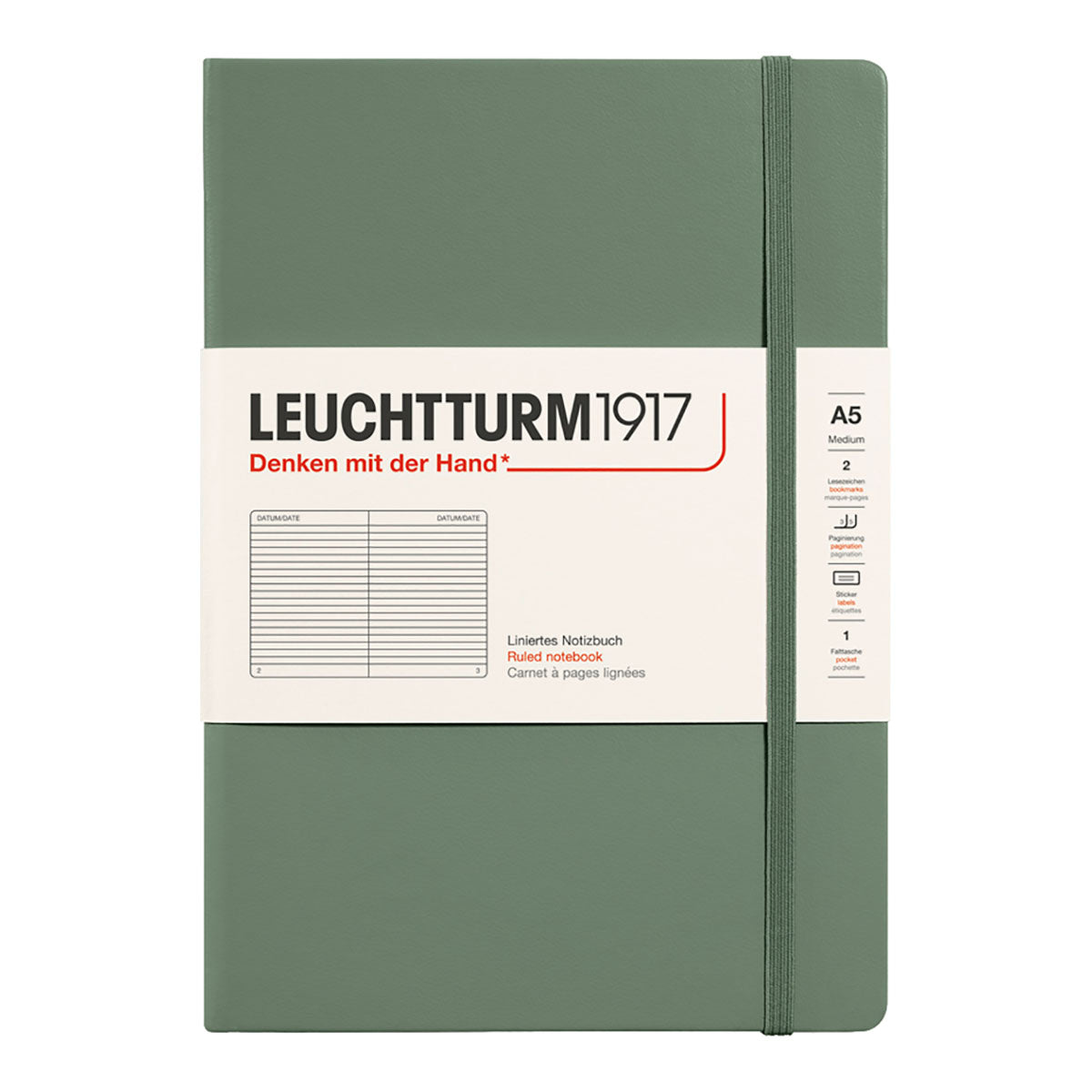 Leuchtturm1917 Notebook A5 Hard Cover, Ruled - image 30