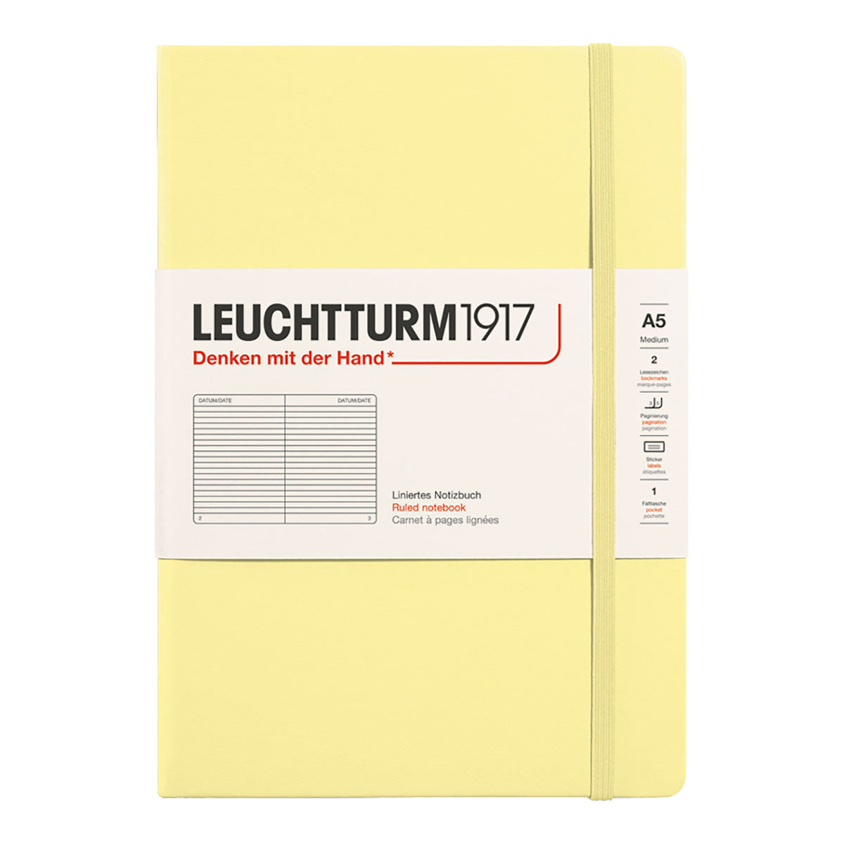 Leuchtturm1917 Notebook A5 Hard Cover, Ruled - image 8
