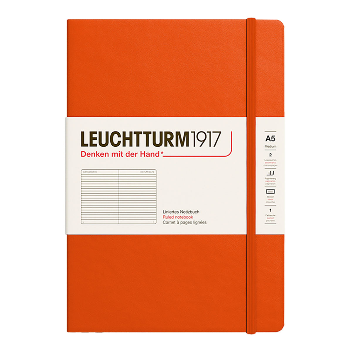 Leuchtturm1917 Notebook A5 Hard Cover, Ruled - image 43