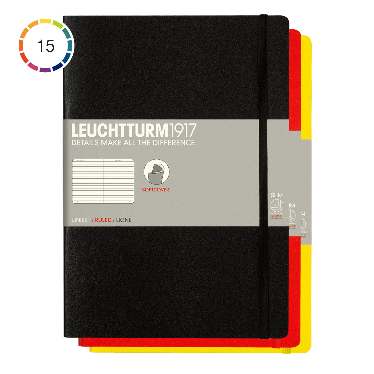 Leuchtturm1917 Notebook B5 Soft Cover, Ruled - image 2
