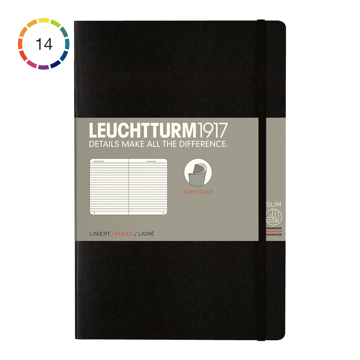 Leuchtturm1917 Notebook B6+ Soft Cover, Ruled - image 1