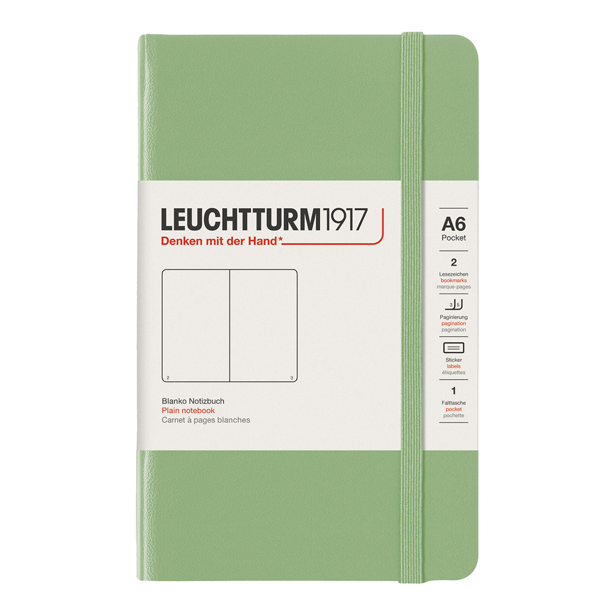 Leuchtturm1917 Pocket Notebook A6, Plain - image 8