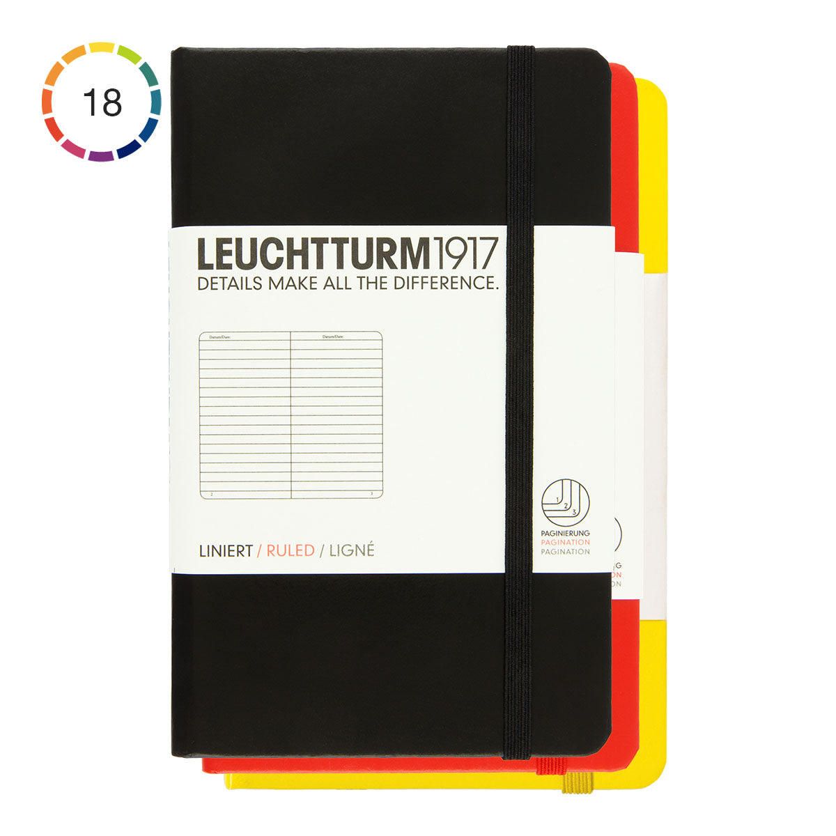 Leuchtturm1917 Pocket Notebook A6, Ruled - image 2