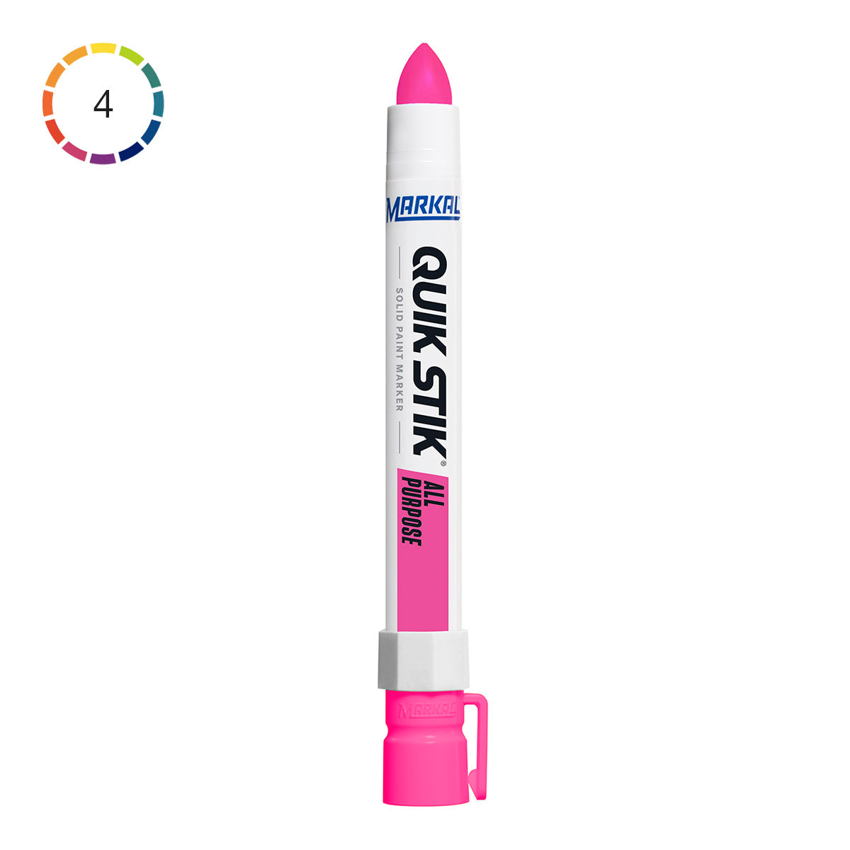 Markal Quik Stik All Purpose Solid Paint Marker Fluorescent - image 1