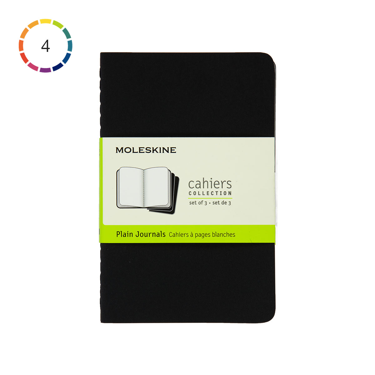 Moleskine Cahier Pocket Journal Plain Set of 3 - image 1