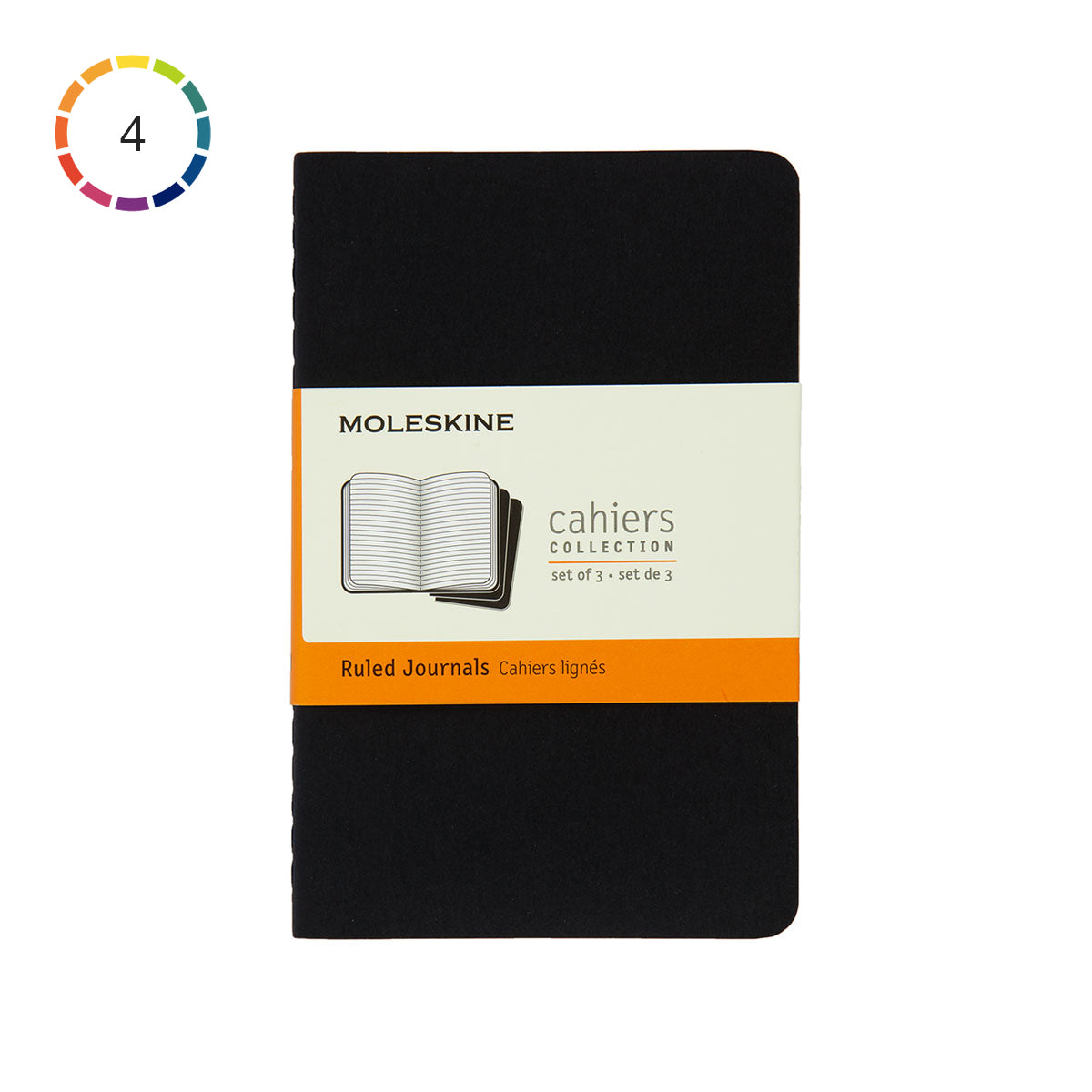 Moleskine Cahier Pocket Journal Ruled Set of 3 - image 1