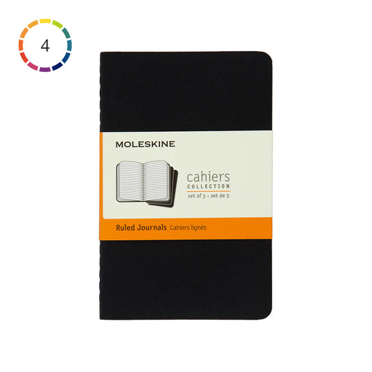 Moleskine Cahier Pocket Journal Ruled Set of 3 - image 1