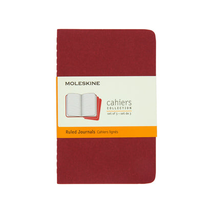 Moleskine Cahier Pocket Journal Ruled Set of 3 - image 7