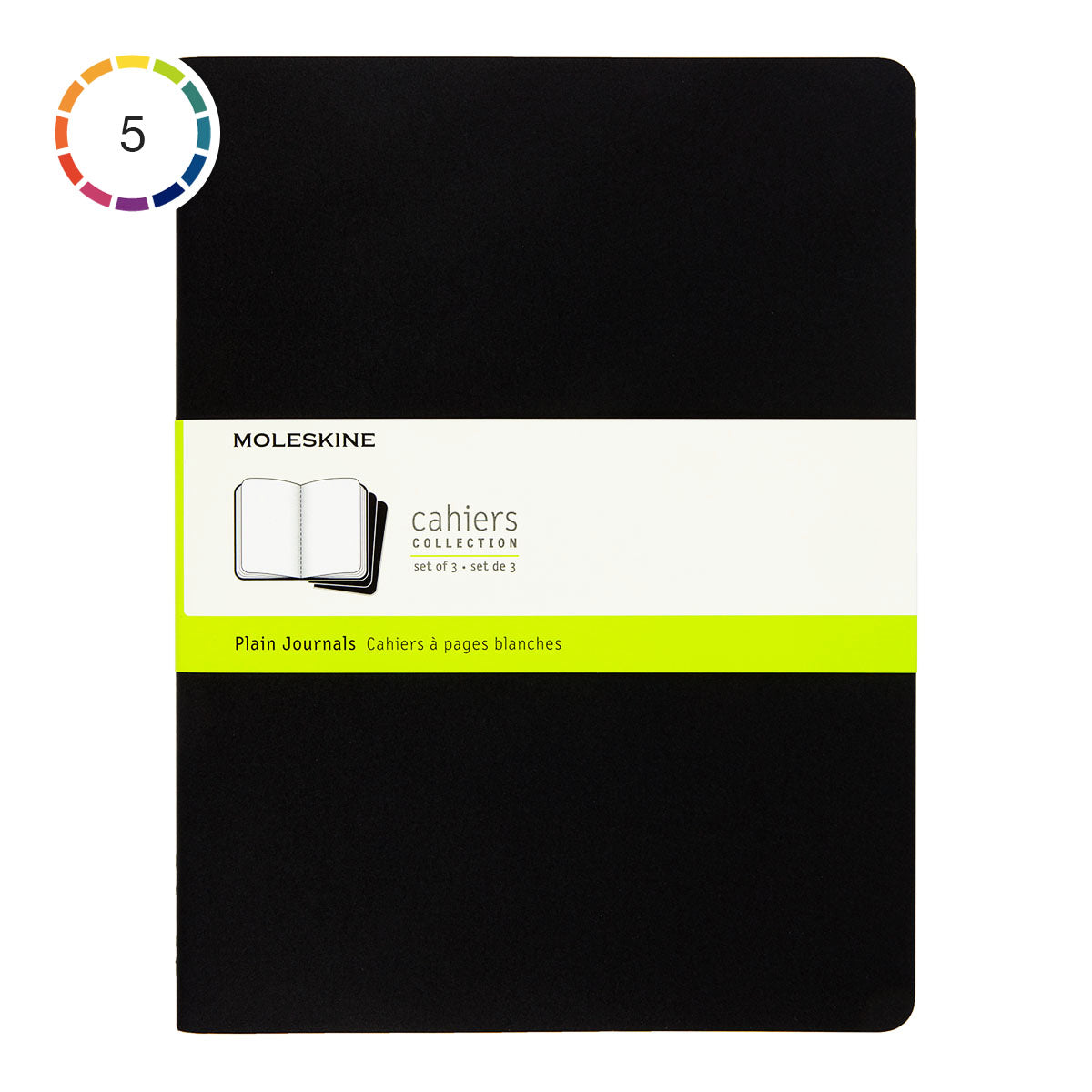 Moleskine Cahier X-Large Journal Plain Set of 3 - image 1
