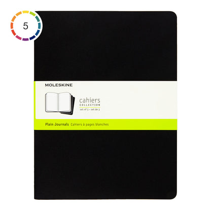 Moleskine Cahier X-Large Journal Plain Set of 3 - image 1