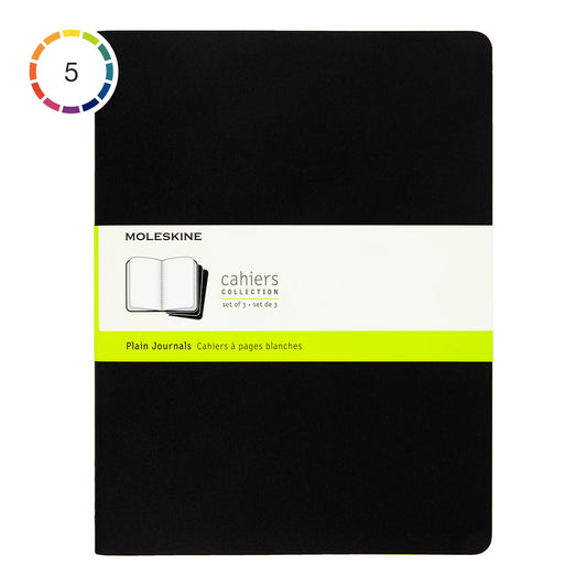 Moleskine Cahier X-Large Journal Plain Set of 3 - image 1