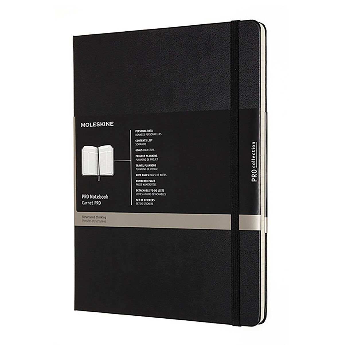Moleskine PRO XLarge Notebook Hard Cover Ruled - image 1