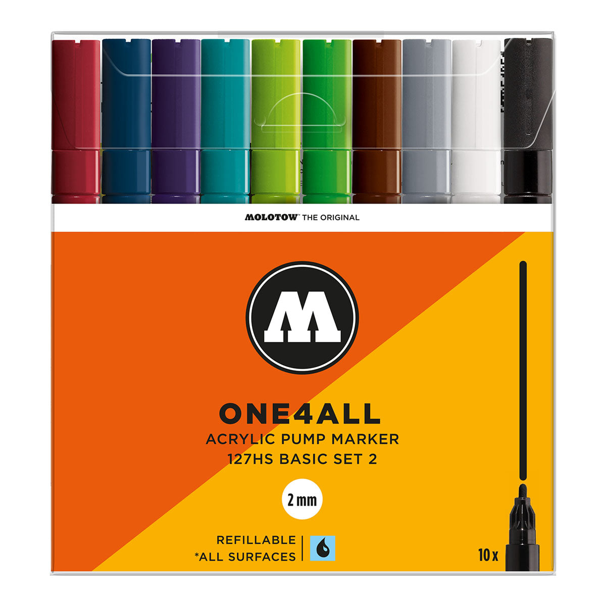 Molotow ONE4ALL 127HS 10set Basic 2 - image 1