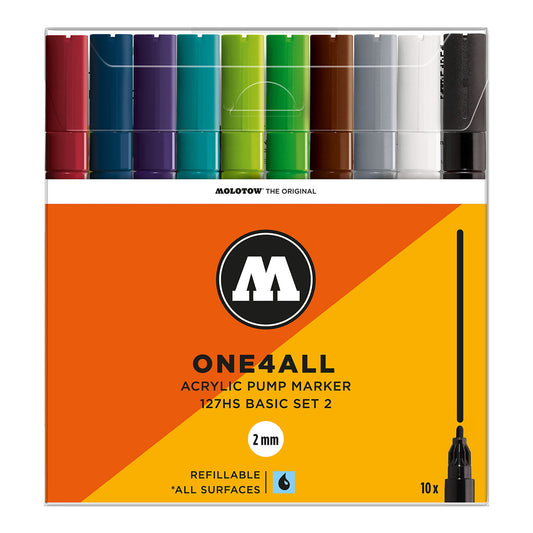 Molotow ONE4ALL 127HS 10set Basic 2 - image 1