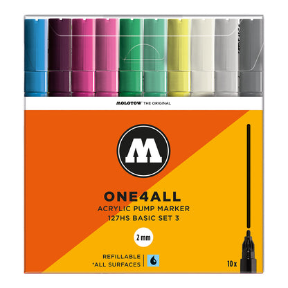 Molotow ONE4ALL 127HS 10set Basic 3 - image 1