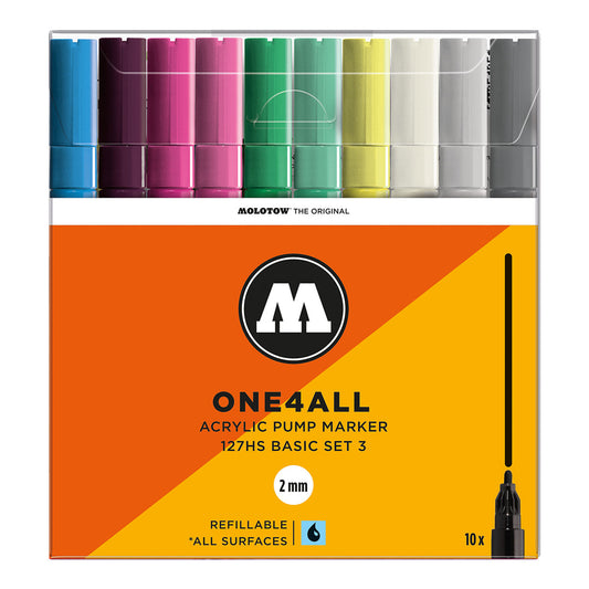 Molotow ONE4ALL 127HS 10set Basic 3 - image 1