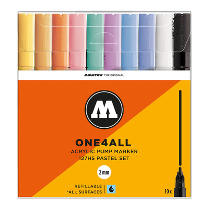 Molotow ONE4ALL 127HS 10set Pastel - image 1