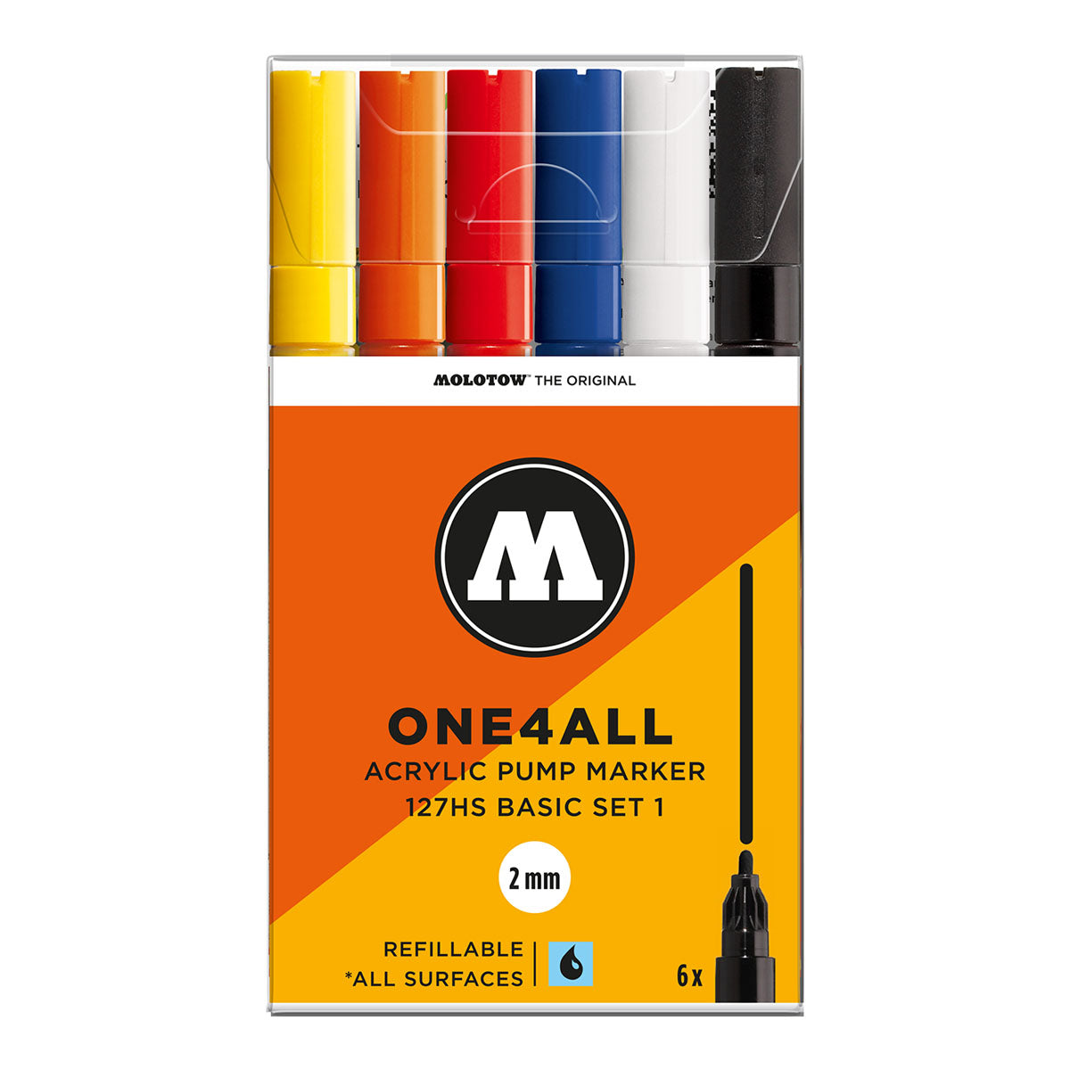Molotow ONE4ALL 127HS 6set Basic 1 - image 1