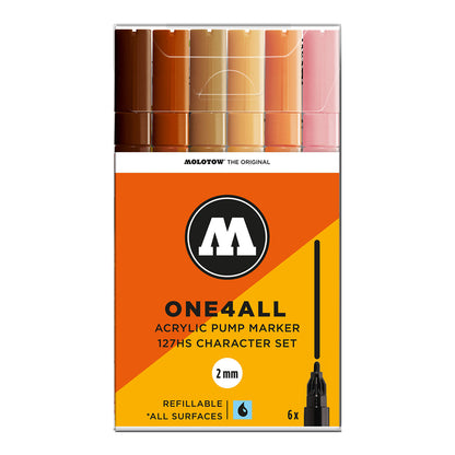 Molotow ONE4ALL 127HS 6set Character - image 1